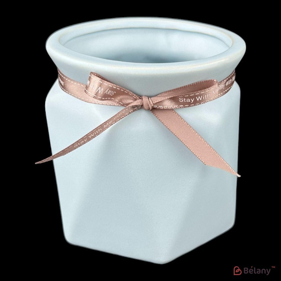 Vaza ceramica "Nicely" albastra | 2
