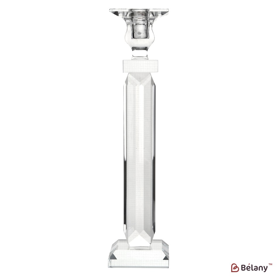 Glass candlestick for 1 candle "Kaif"
