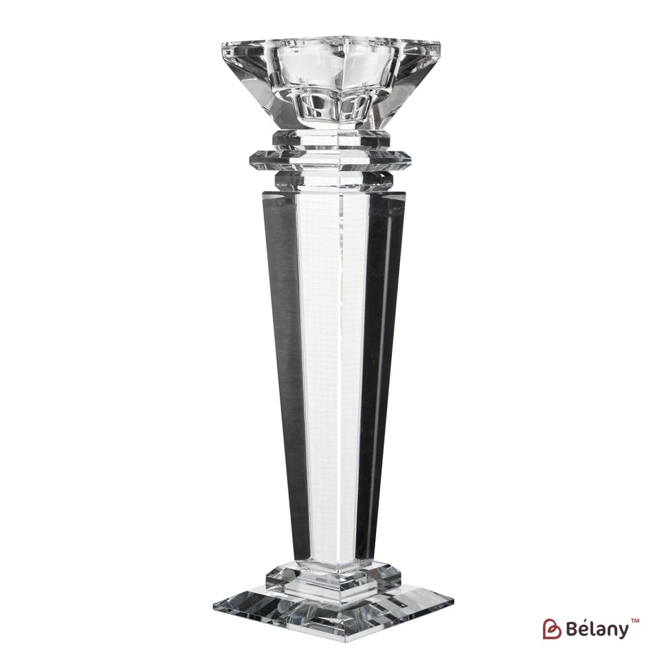 Glass candlestick for 1 candle "Wow"