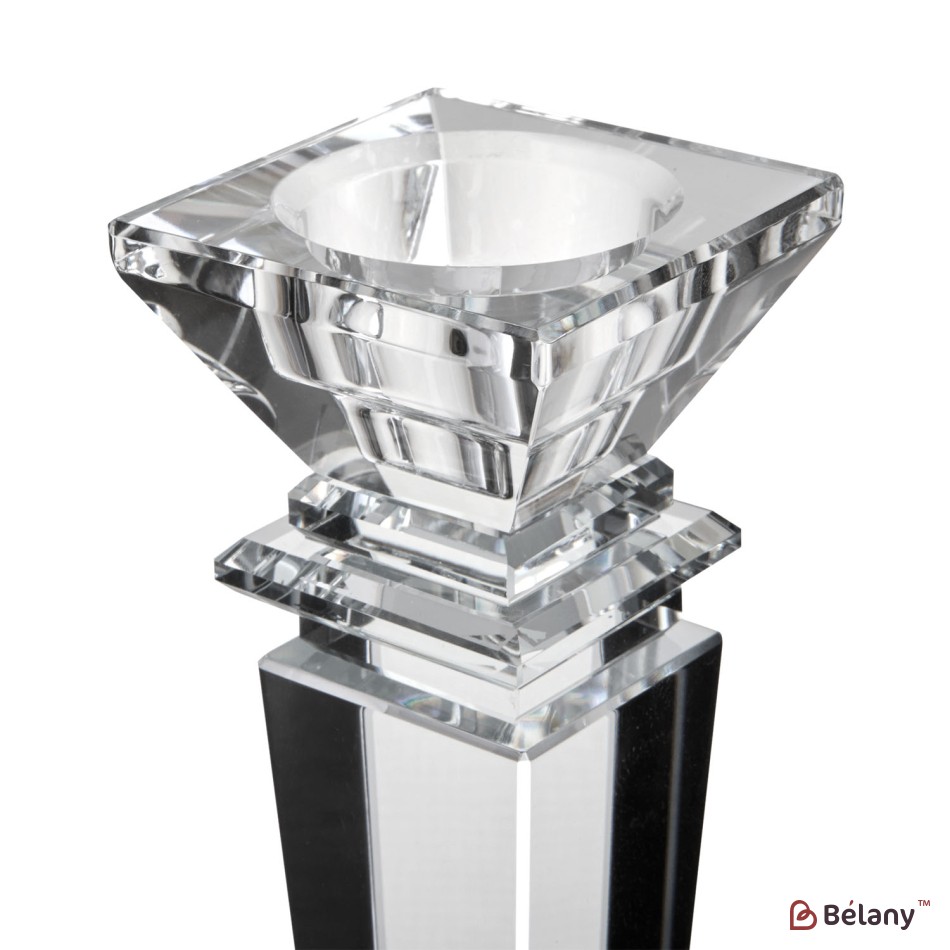 Glass candlestick for 1 candle "Wow" | 2
