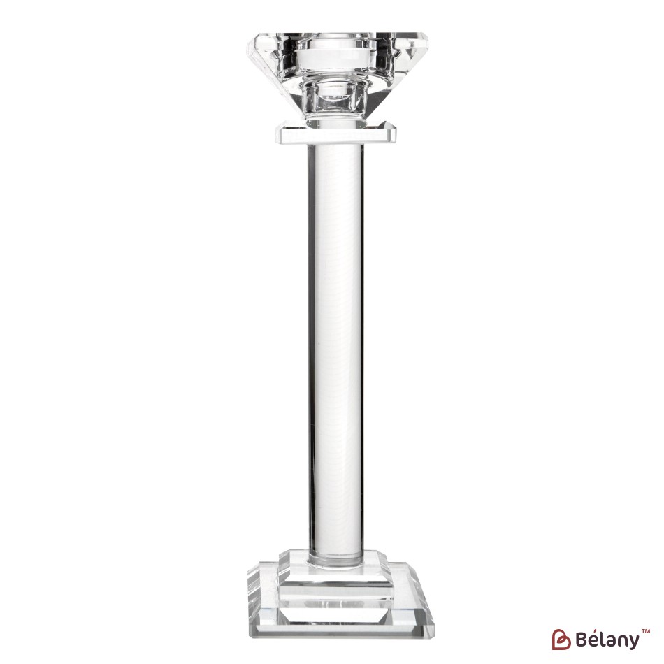 Small glass candlestick, for one candle "Strong"