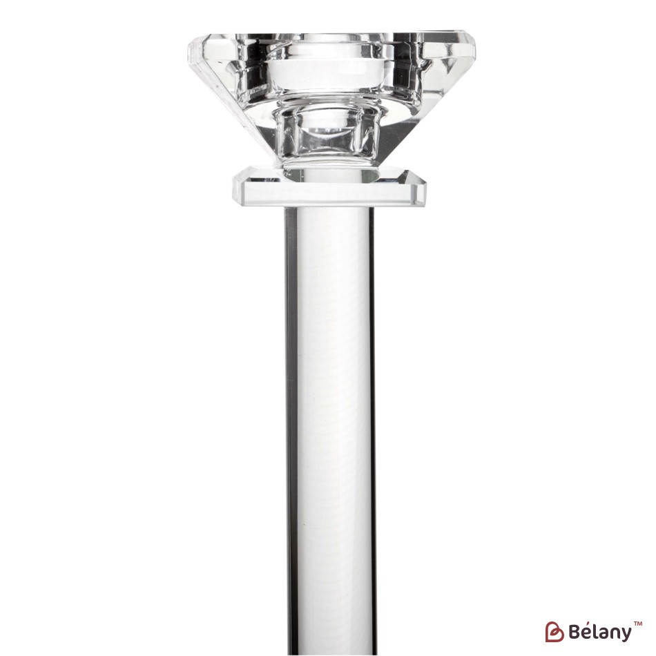 Small glass candlestick, for one candle "Strong" | 2