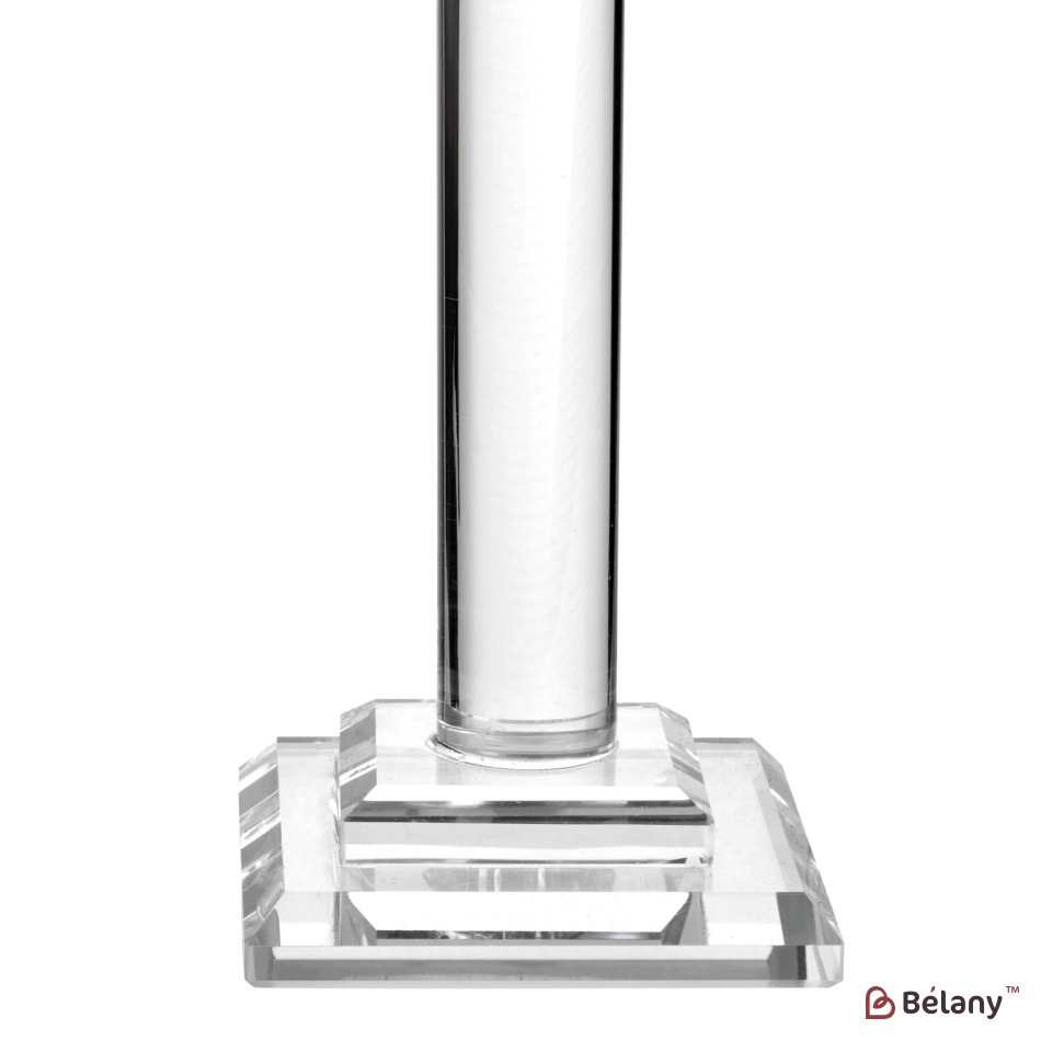 Small glass candlestick, for one candle "Strong" | 3