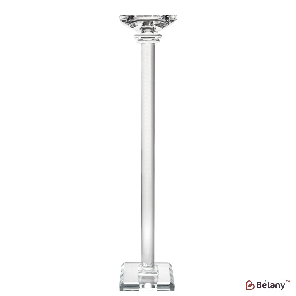 Glass tall candlestick "Perfect M" 40cm