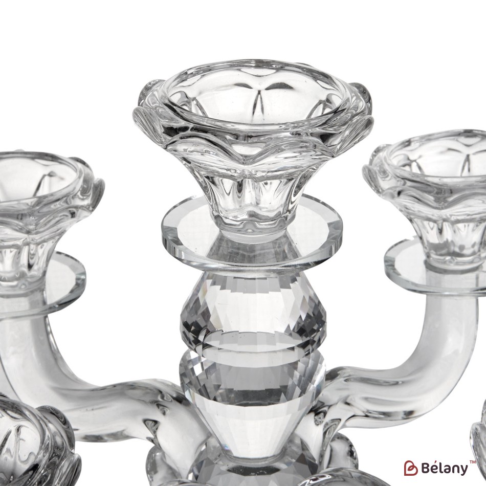 Glass candlestick, for 5 candles "Graţie" | 3