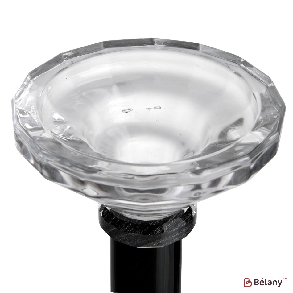 Candlestick on a black leg 13cm "Total S" | 2