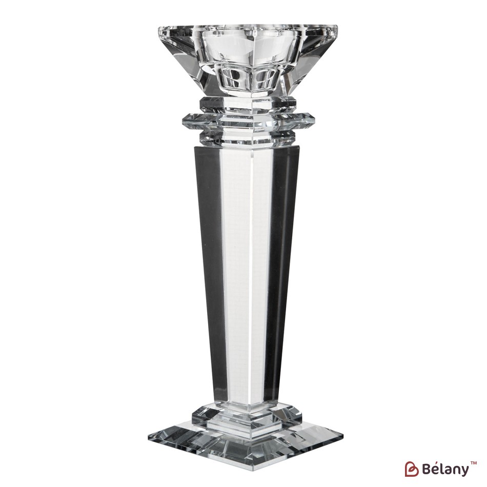 Glass candle holder for 1 "Wow M" candle