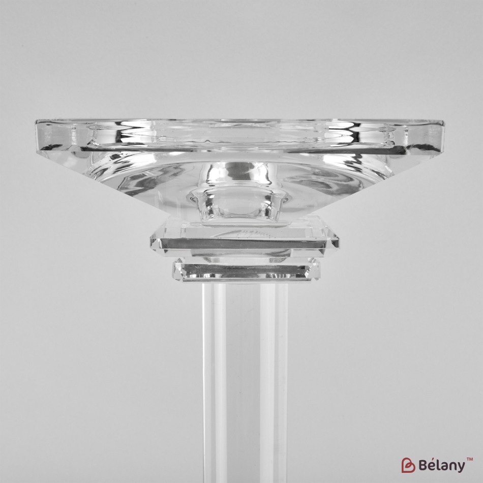 Tall glass candlestick "Perfect XL" 60cm | 3