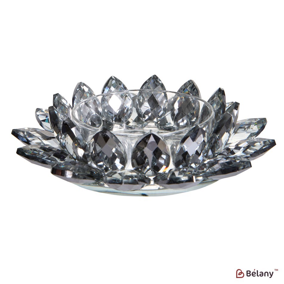 Candlestick for 1 candle, mirror, 14 cm | 2