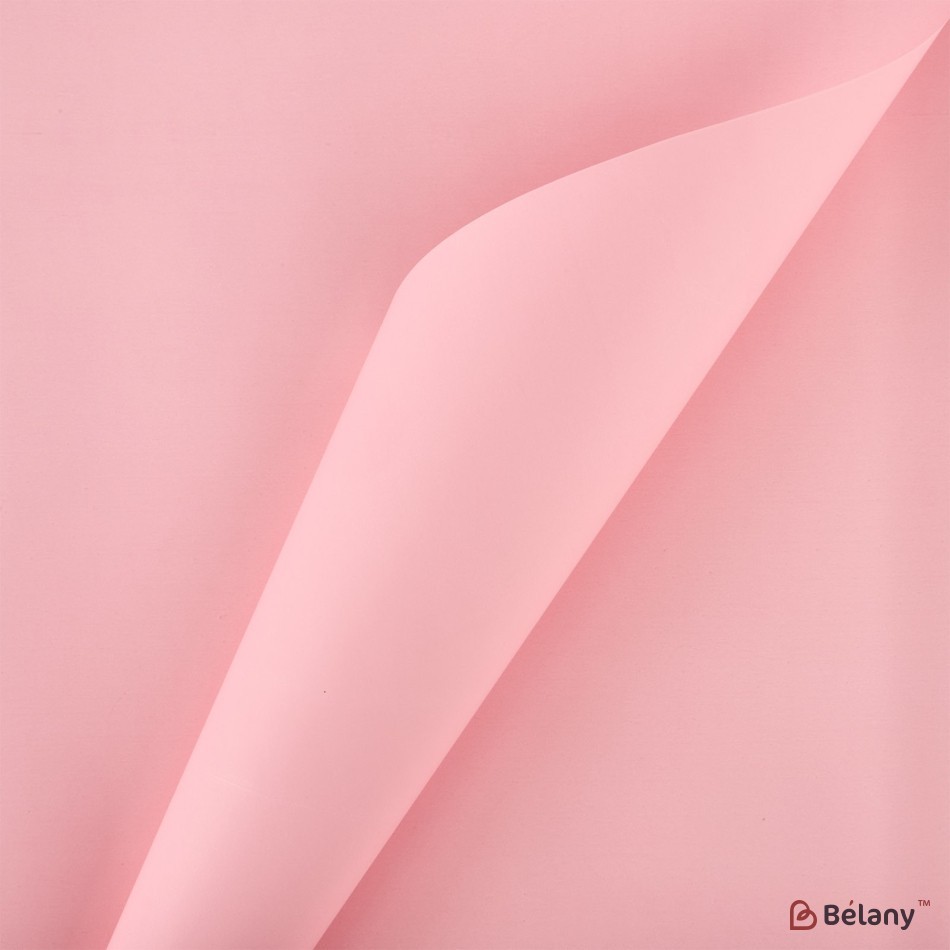 Celofan bicolor cu dungi "Stay happy" roz | 2