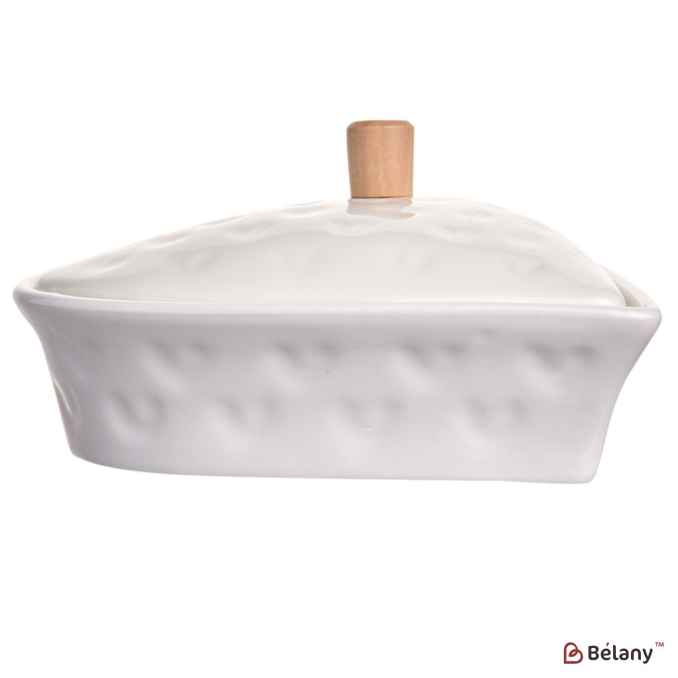 Set servire aperitiv "Heart" portelan | 2