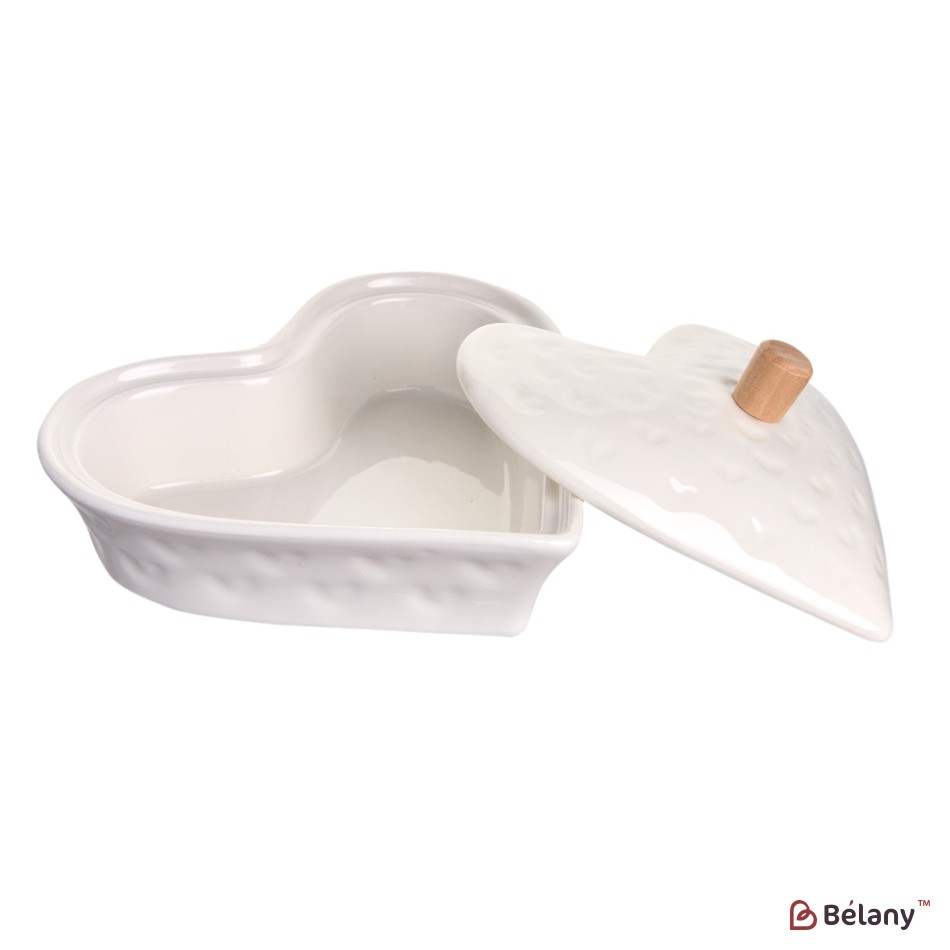 Set servire aperitiv "Heart" portelan | 5