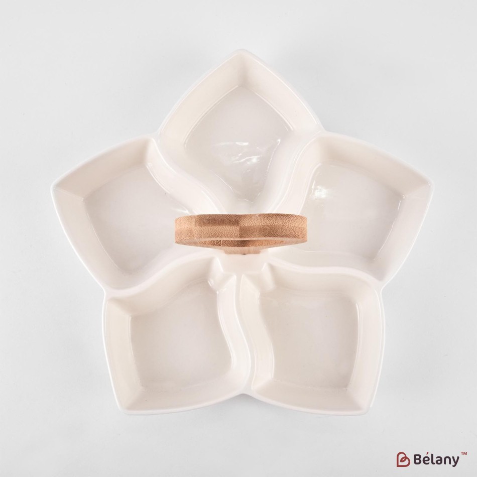 Set aperitiv din ceramica "Star" cu maner | 2