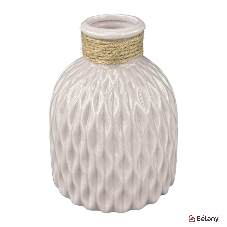 Vaza ceramica "Lindo" roz