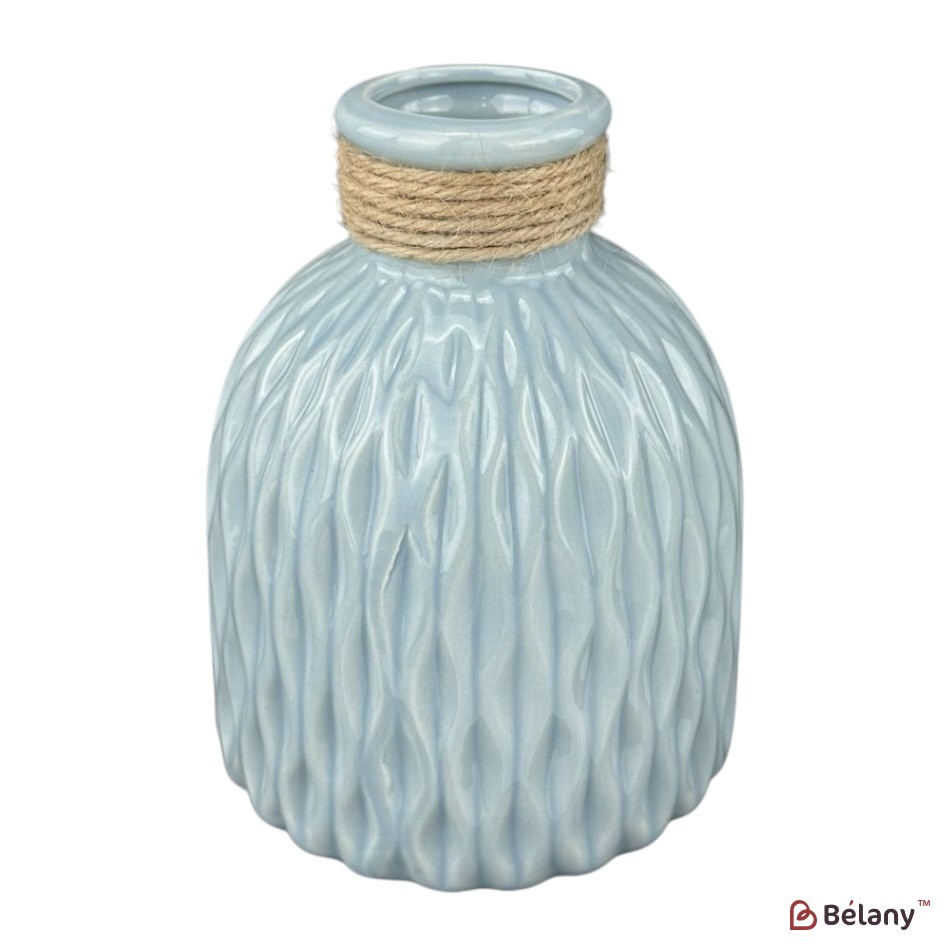 Vaza ceramica "Lindo" albastra