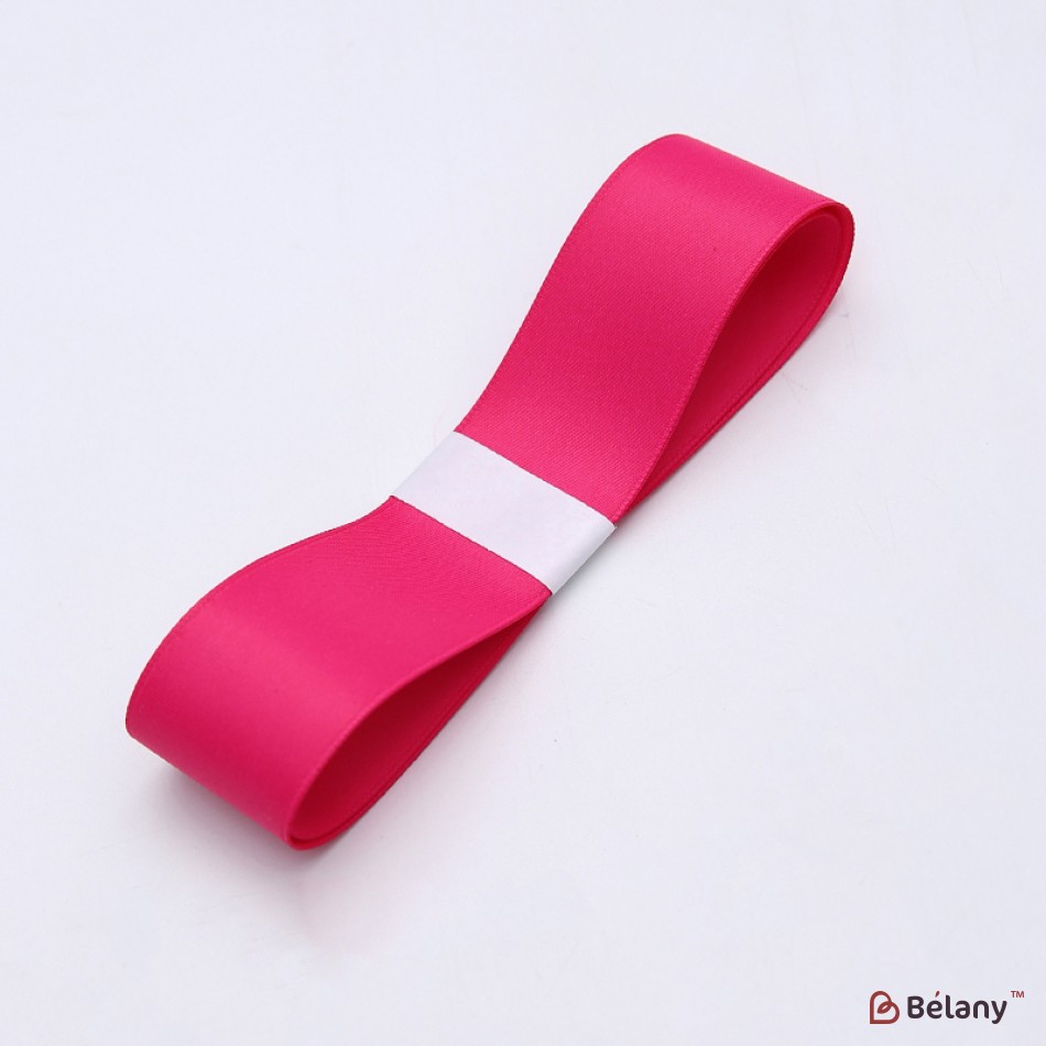 Panglică din poliester, Fuchsia, 2,5 cm / 32 m #021