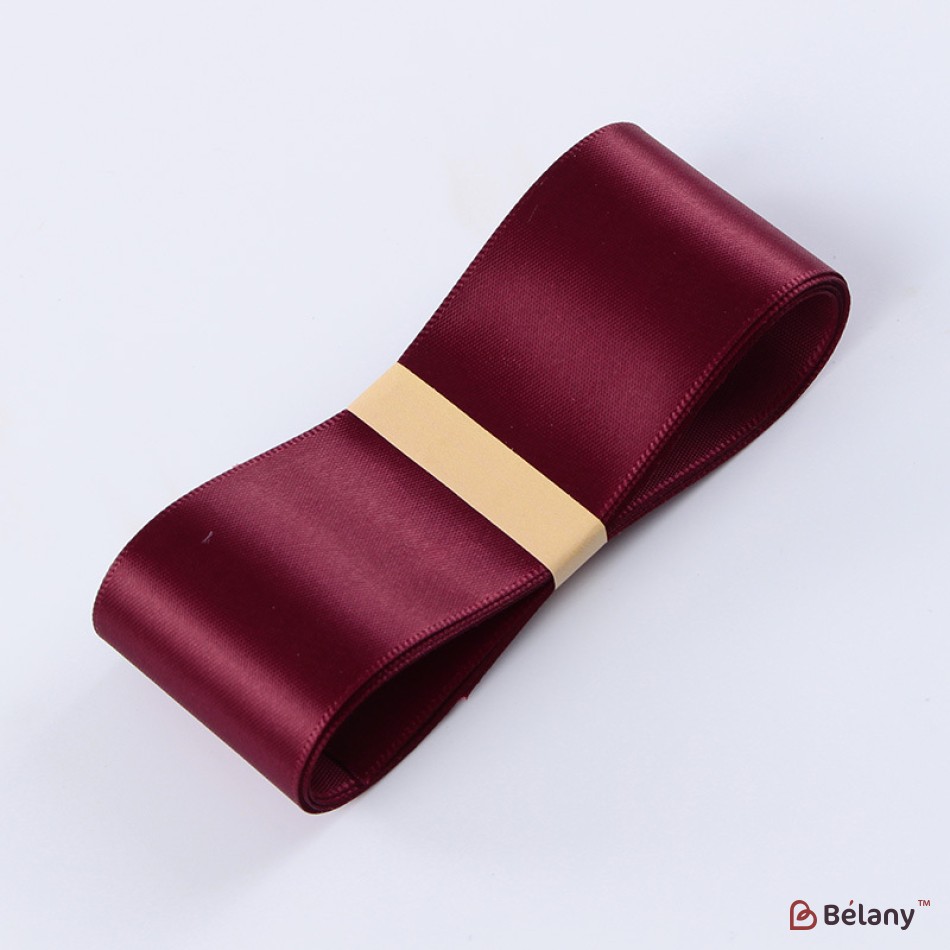 Polyester ribbon, Wine, 3.8 cm / 36.57 #011