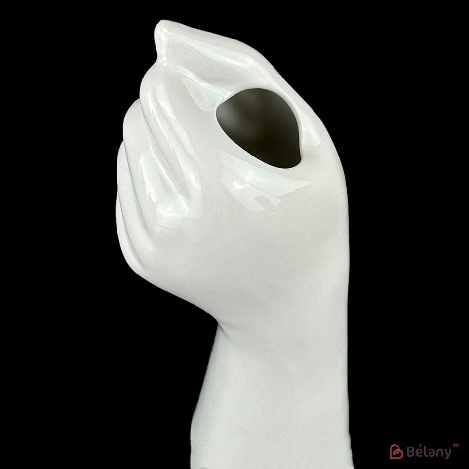 Ceramic vase "Hand up" | 3