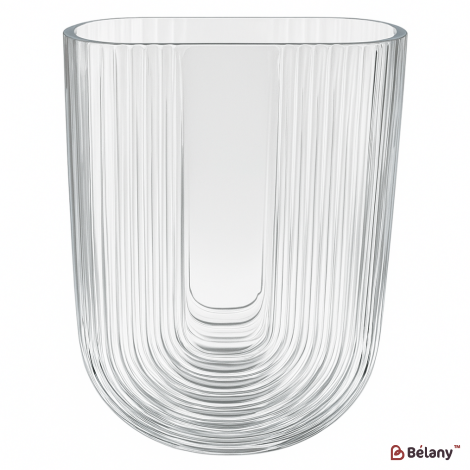 Vaza de sticla "Spiral S" transparenta
