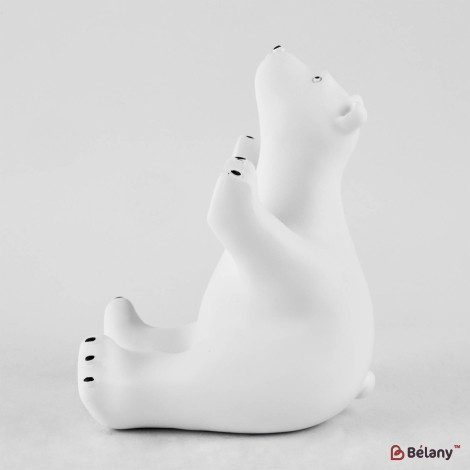 Phone holder "White bear" 16/9cm