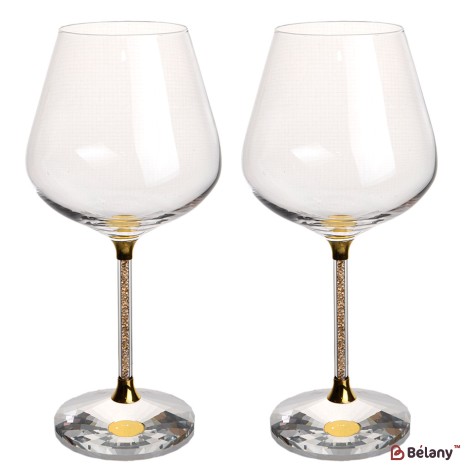 Set 2 pahare, 22 cm, 510 ml aur