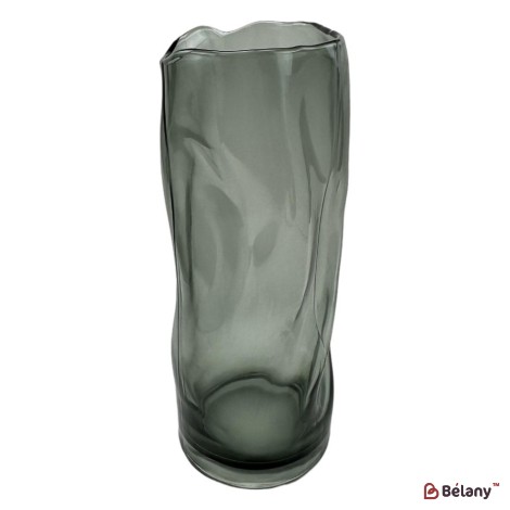 Vaza de sticla "Iceberg S" gri