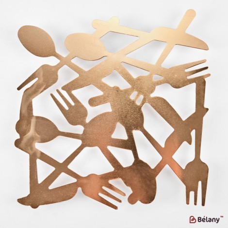 Metal support for dishes "Oluo"