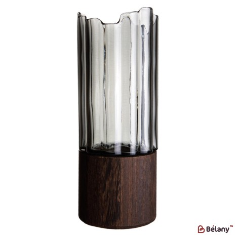 Vaza rotunda "Wooden wave" 30/11