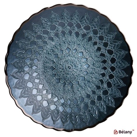 Farfurie din sticlă „blue briza”, 6/33 cm