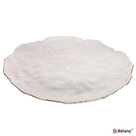 Platou din sticlă „Terra L”, 1/27/27 cm