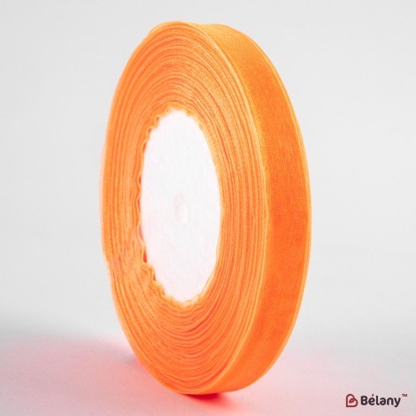 Organza ribbon, color #023, 1cm/45.72m