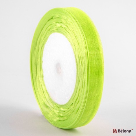 Organza ribbon, color #072, 1cm/45.72m
