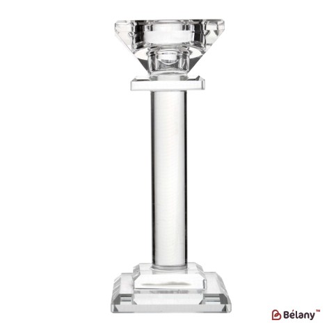 Small glass candle holder, for a "Strong S" candle