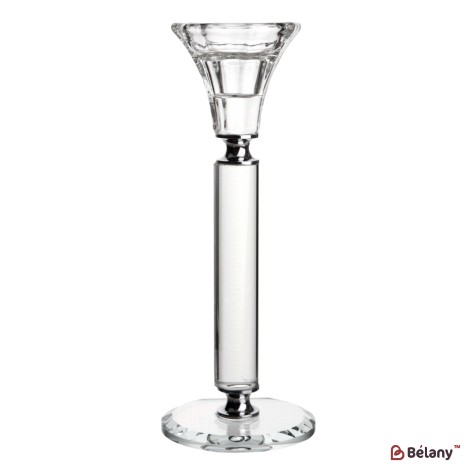 Glass candle holder with glass chips for one candle "Glass S"