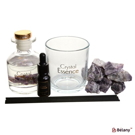 Set of aroma diffuser and aroma candle "For you" red teak