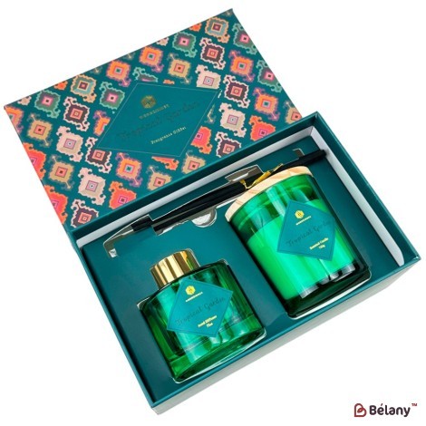 Lumânare parfumată și difuzor de aromă „Radiant” gradina tropicala