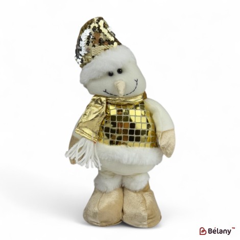 Figurină de Crăciun „Omul de Zăpadă Regal” – 40 cm