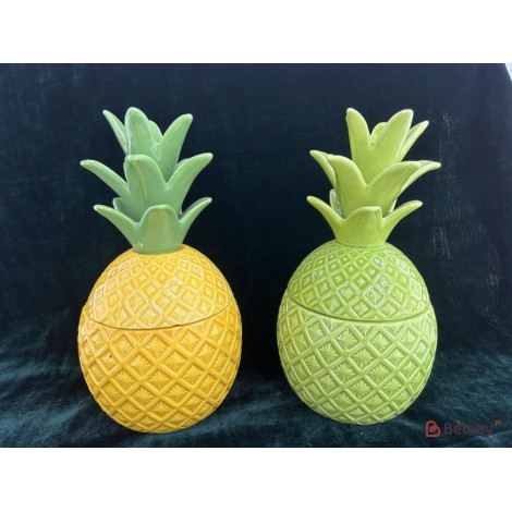 Cupe de Crăciun „Ananas #3” verde