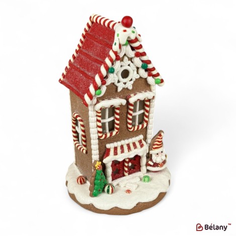 Figurina din ceramica "Casa de turta dulce #7A"