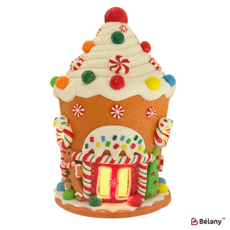 Figurina din ceramica "Casa de turta dulce #10"