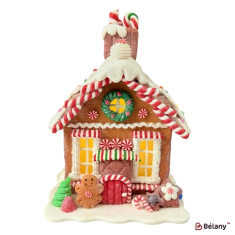 Figurina din ceramica "Casa de turta dulce #12"