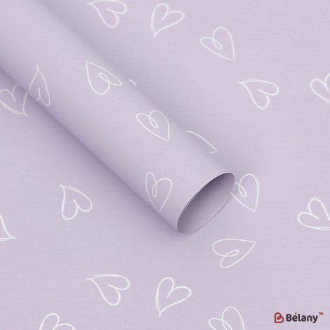 Celofan „Ocean of Hearts” mov #034