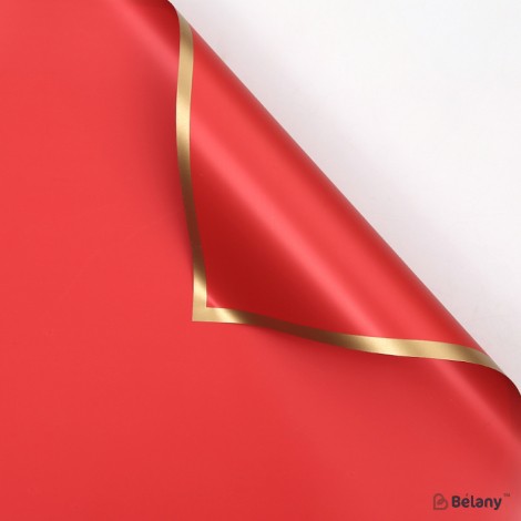 Celofan „Gold kant” Rosu #012