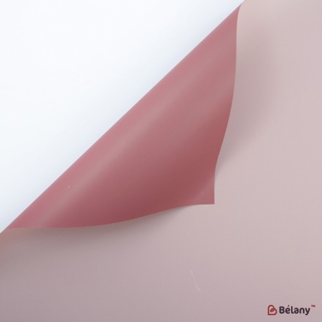 Celofan bicolor, roz+cinabru #035
