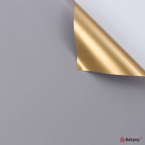 Celofan „Gold” bicolor, gri #126
