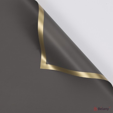 Celofan „Gold kant” Charcoal #121