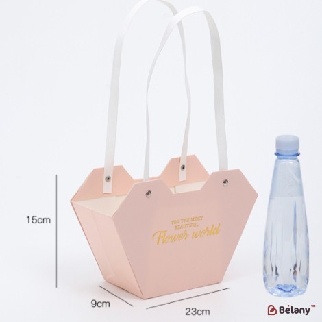 set 10 bags for flowers, 23/15/9, roz