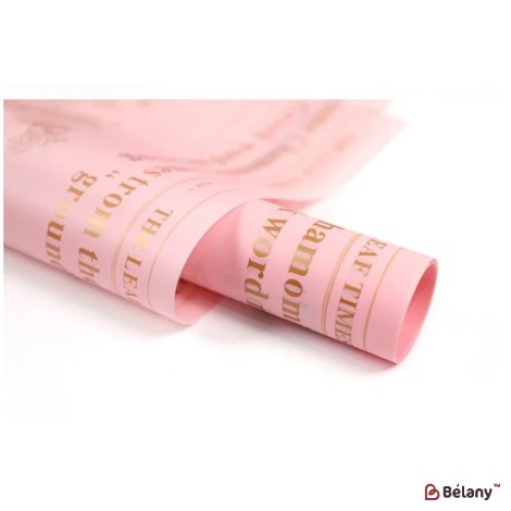 Celofan "Magazine" light pink
