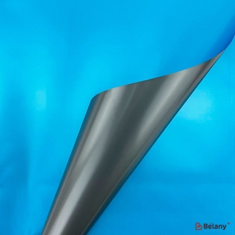 Celofan bicolor albastru grafit cu sidef "Dublu"