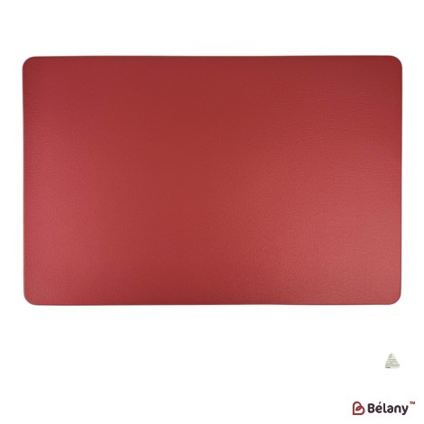 Set 6 suporturi pentru placi, PU, ​​izolatoare si antiderapante,roșu, "Skin"